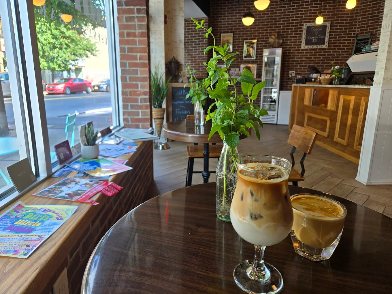 Window seating with natural light